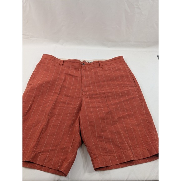 Tommy Bahama Shorts Mens 40 Burnt Orange Linen Silk Casual Preppy Travel Golfer - Picture 3 of 8